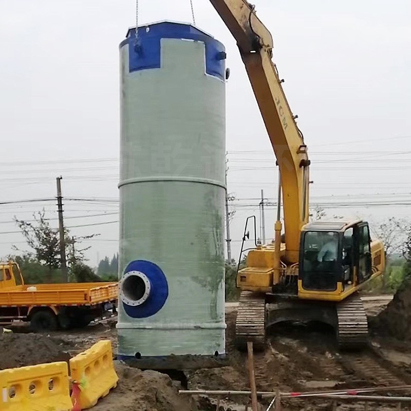 远程监控雨水防涝预制泵站